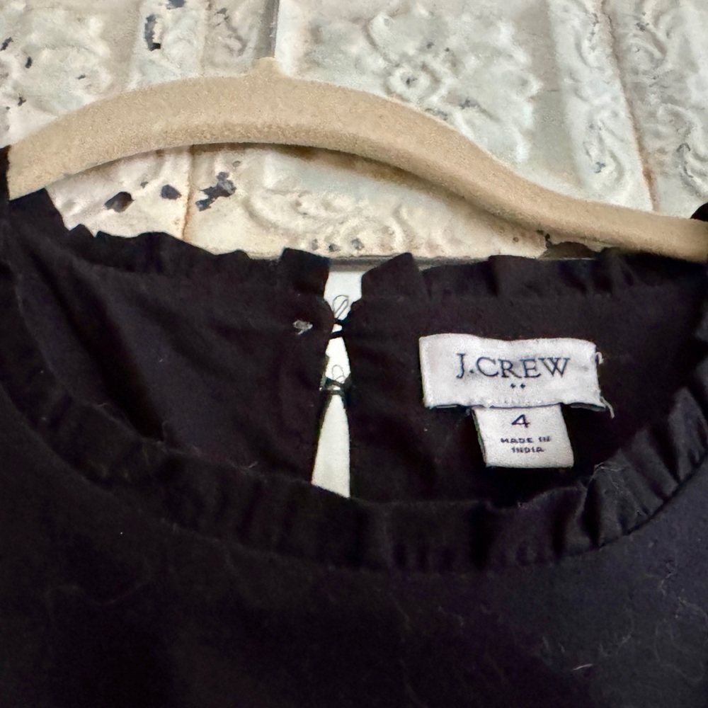 J.Crew Tiered Poplin dress - Picture 2 of 4